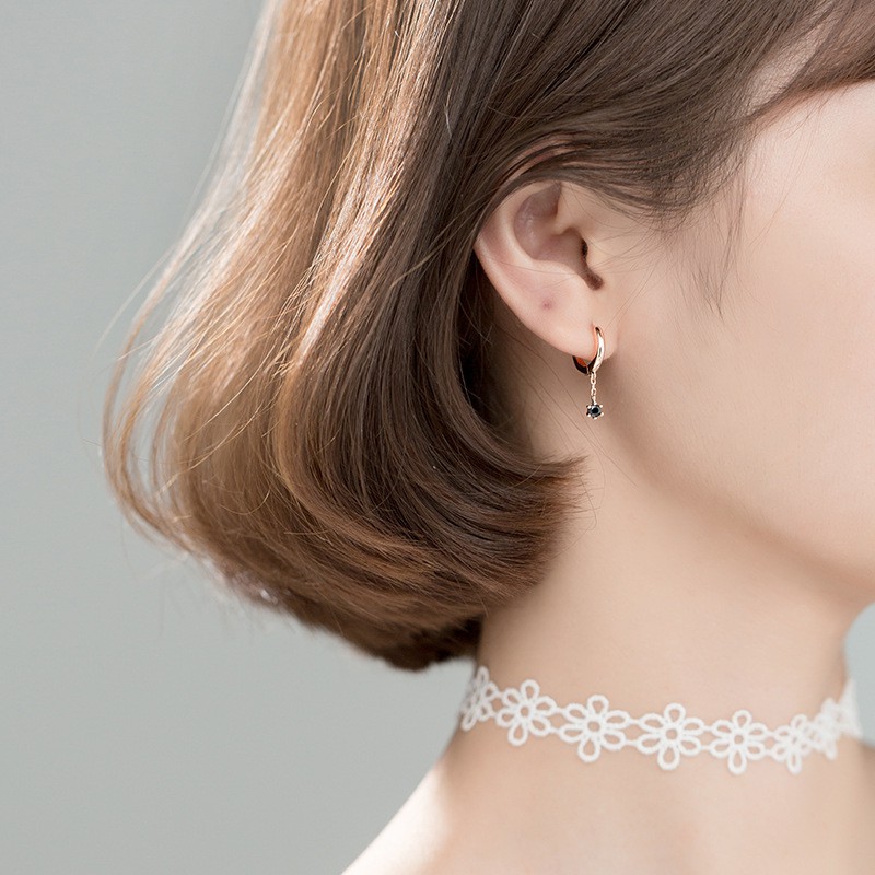 Khuyên tai bạc Ý s925 G5925 - AROCH Jewelry