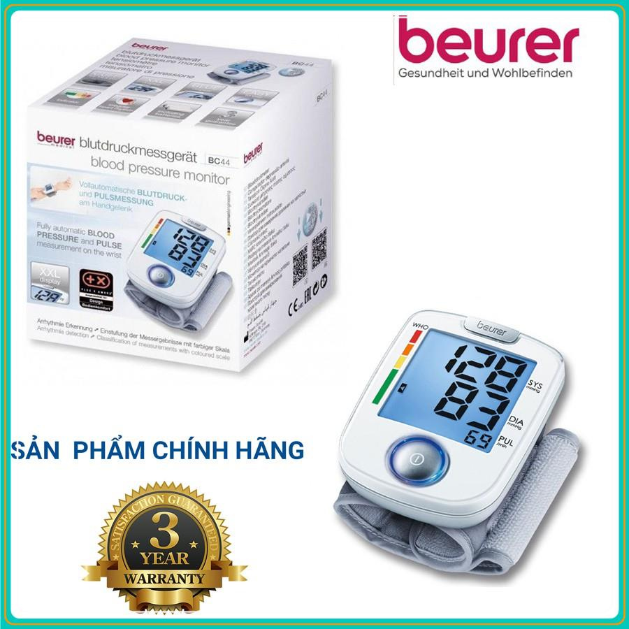 [NHẬP KHẨU ĐỨC] MÁY ĐO HUYẾT ÁP CỔ TAY BEURER BC44 - BẢO HÀNH 3 NĂM