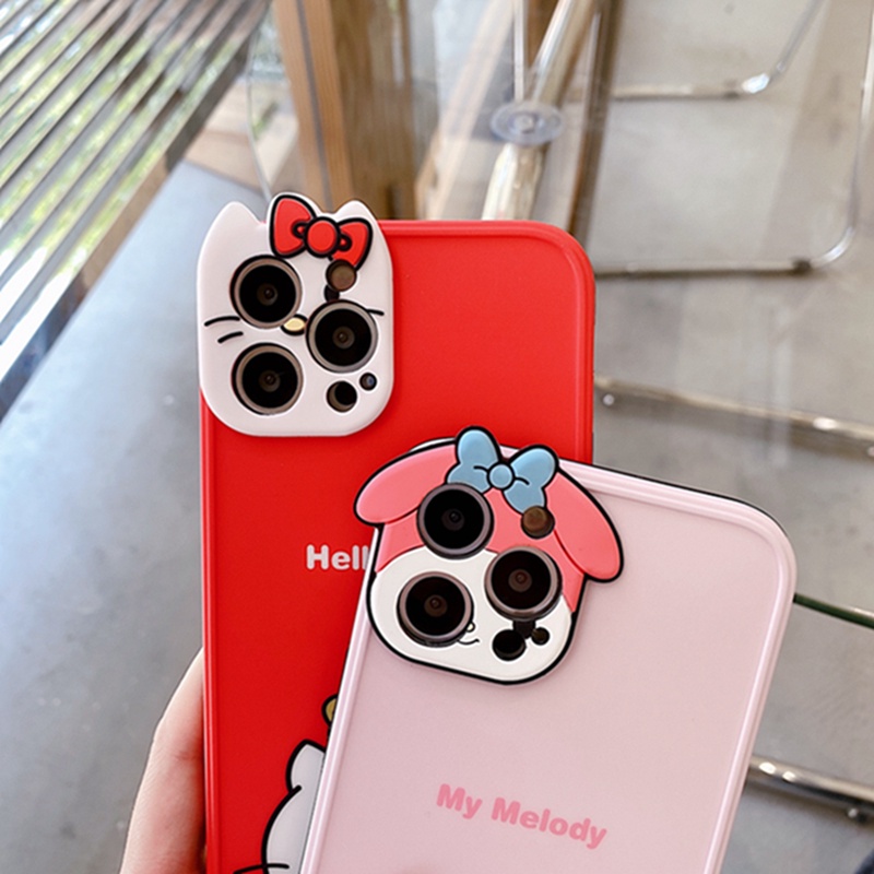 Hoạt Hình Miếng Dán Bảo Vệ Ống Kính Máy Ảnh Hình Mèo Đáng Yêu Cho Iphone 12 Pro Max 11 Pro Max X Xr Xs Max Xr 8 7 Plus | BigBuy360 - bigbuy360.vn