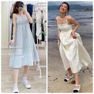 ĐẦM MAXI TRƠN HAI DÂY (KÈM VIDEO HÌNH THẬT)
