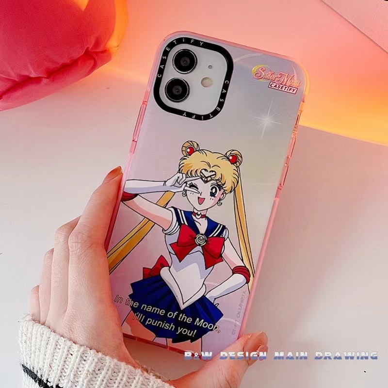 Ốp Điện Thoại Mềm Chống Sốc In Hình Thủy Thủ Mặt Trăng Cho iPhone 13 12 11 Pro MAX IX XS MAX XR iPhone 6 6s 7 8 Plus