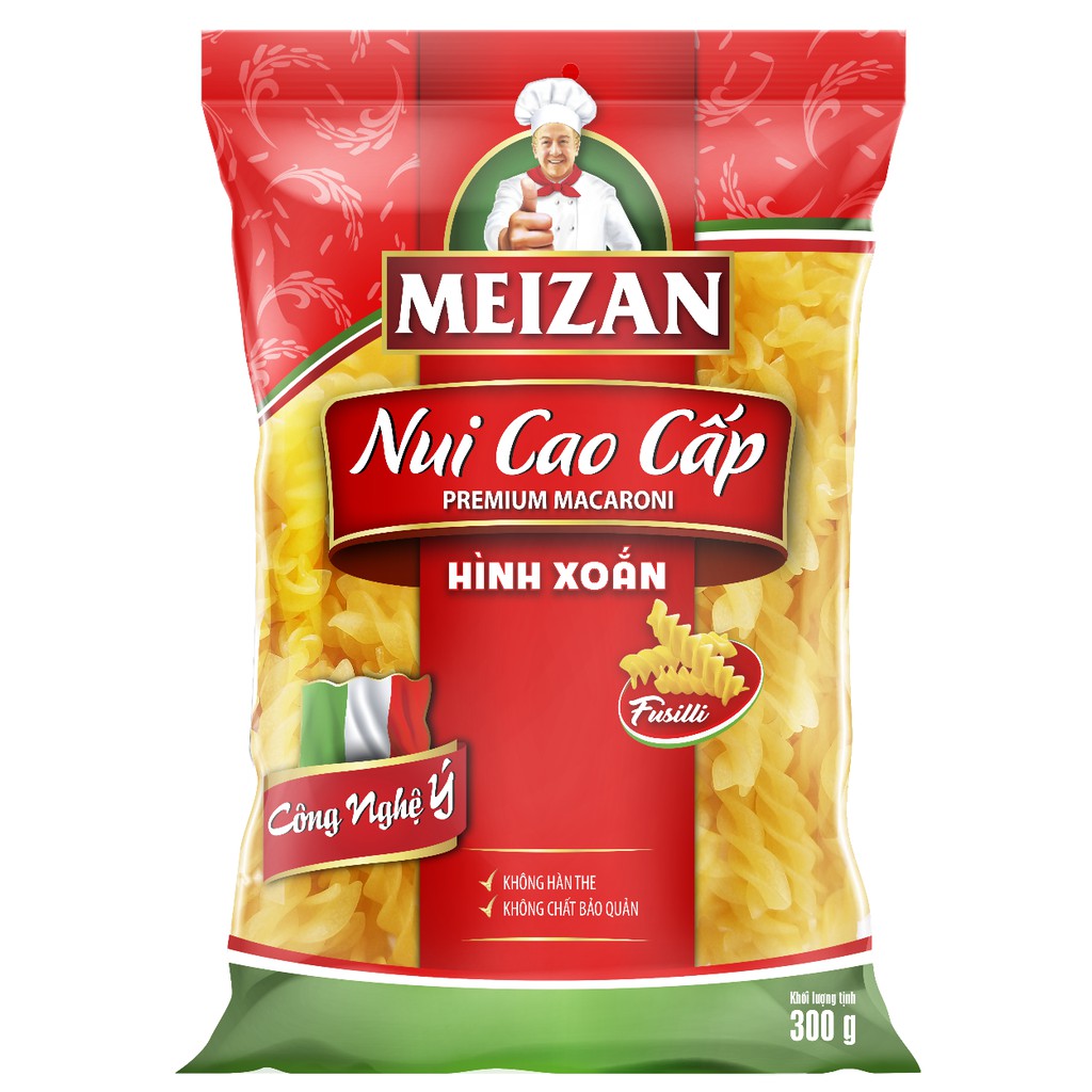 Nui cao cấp Meizan hình xoắn 300g