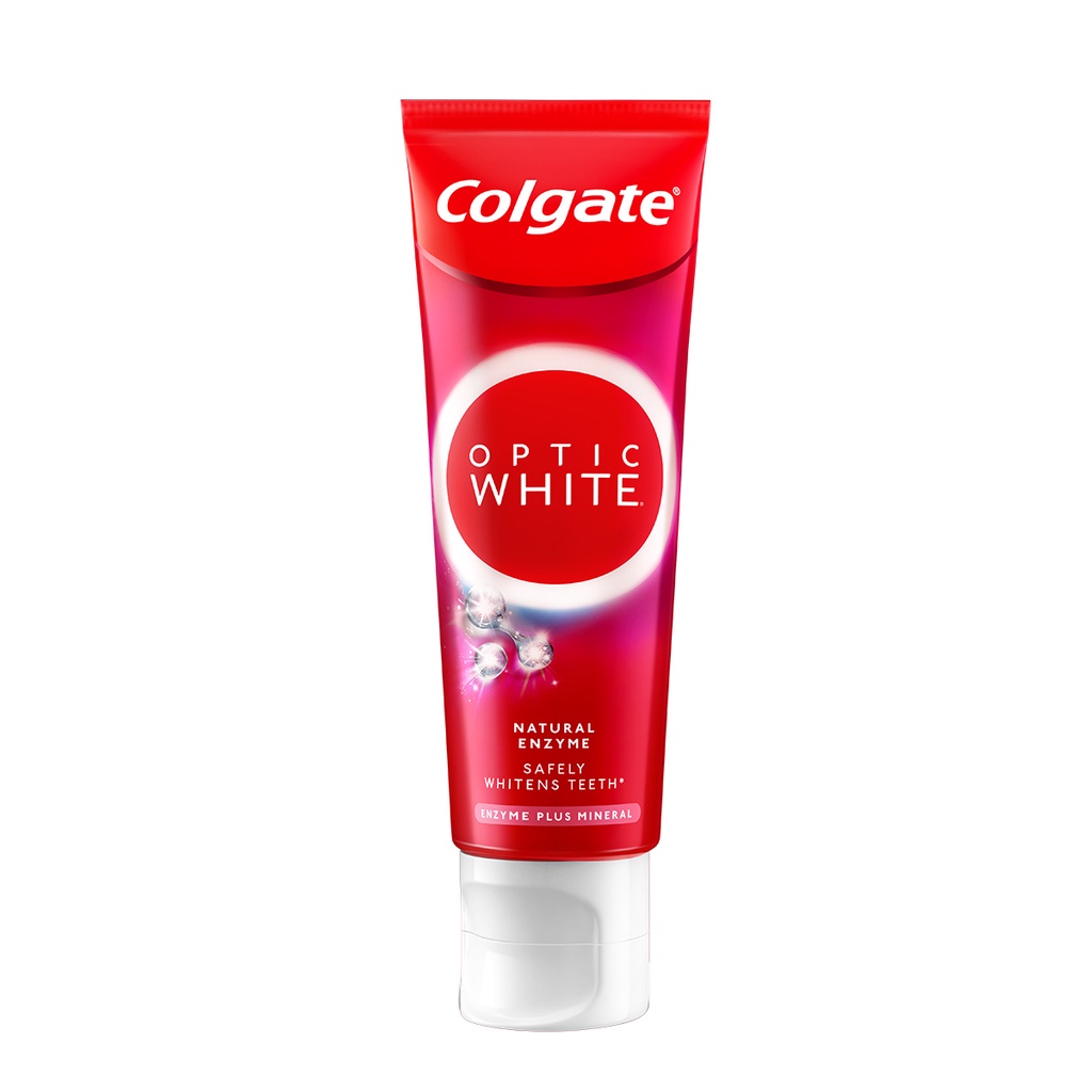 [HB Gift] Kem Đánh Răng Colgate Enzyme Plus Mineral từ enzyme làm trắng răng an toàn 80g