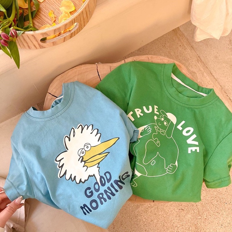 Áo phông bé trai chất cotton mềm mại , An toàn cho làn da bé