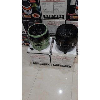 (BH 12 Tháng) Nồi chiên không dầu Nine Shield 8 Lít, Loại Điện cơ. Tự đảo, 1500W