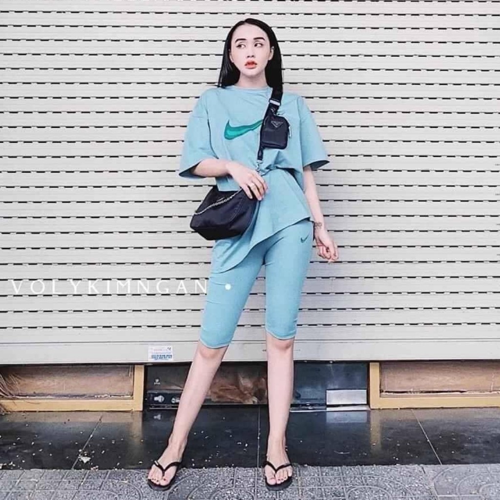 Đồ bộ nữ [FREESHIP] Đồ bộ nữ chất cotton 100% co dãn đanh mịn quần ngố lửng NK001 | BigBuy360 - bigbuy360.vn