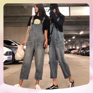 Quần yếm jean đôi bạn thân ulzzang
