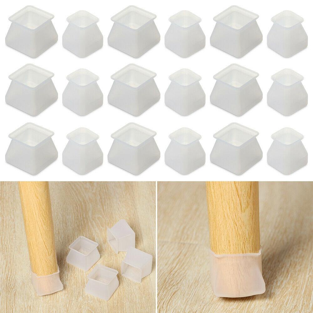 HARRIETT Vỏ Bọc Chân Bàn Ghế Bằng Silicon Hình Vuông Trang Trí Nhà Cửa