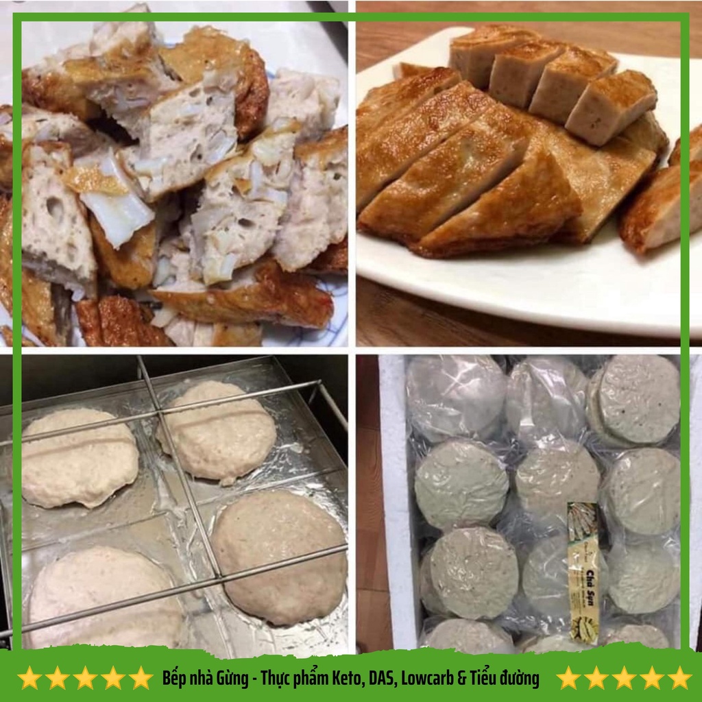 Chả sụn heo 500gram - For Keto, DAS, Lowcarb, Eatclean & Tiểu đường