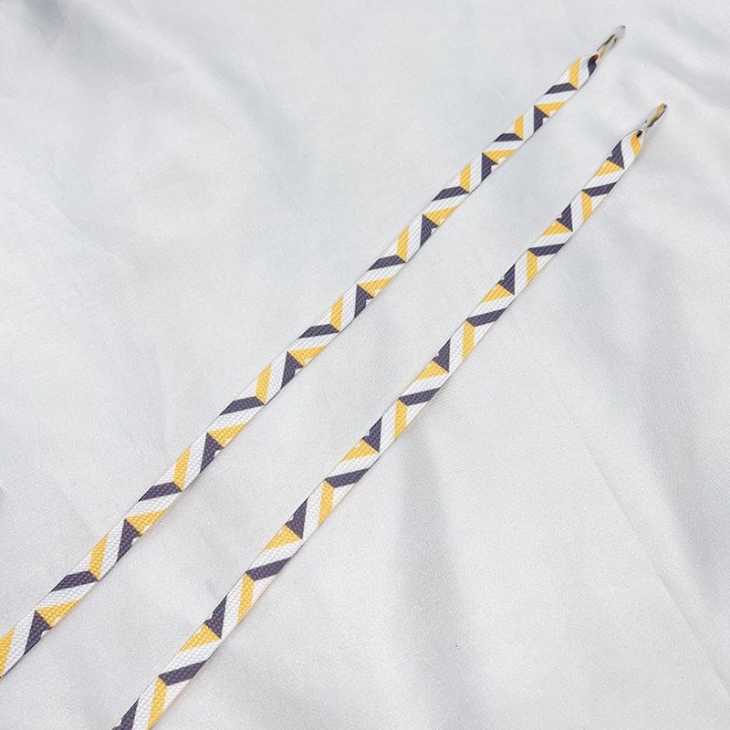 Dây Giày Thể Thao Không Cần Buộc Co Giãn Họa Tiết Hình Học