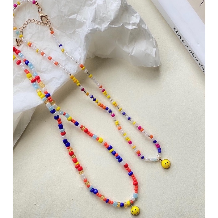 Nhiều mẫu- Dây chuyền hạt cườm charm kute