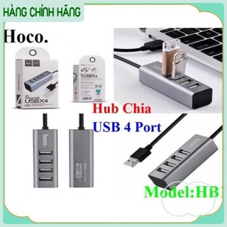 Hub USB Hoco HB1, Bộ Chia Cổng USB Máy Tính Để Bàn Dùng Cho Laptop macbook pc BH12 Tháng.