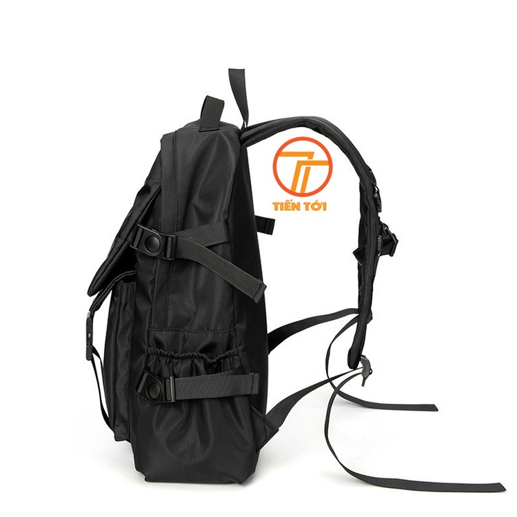 Balo nam đi học ES 2069 phong cách chất vải dù cao cấp, balo laptop 15.6 inch