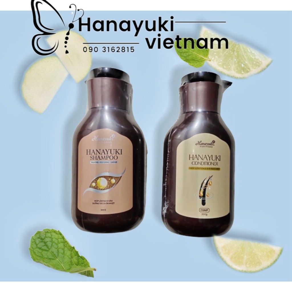 Bộ Đôi Dầu Gội & Dầu Xã Hanayuki