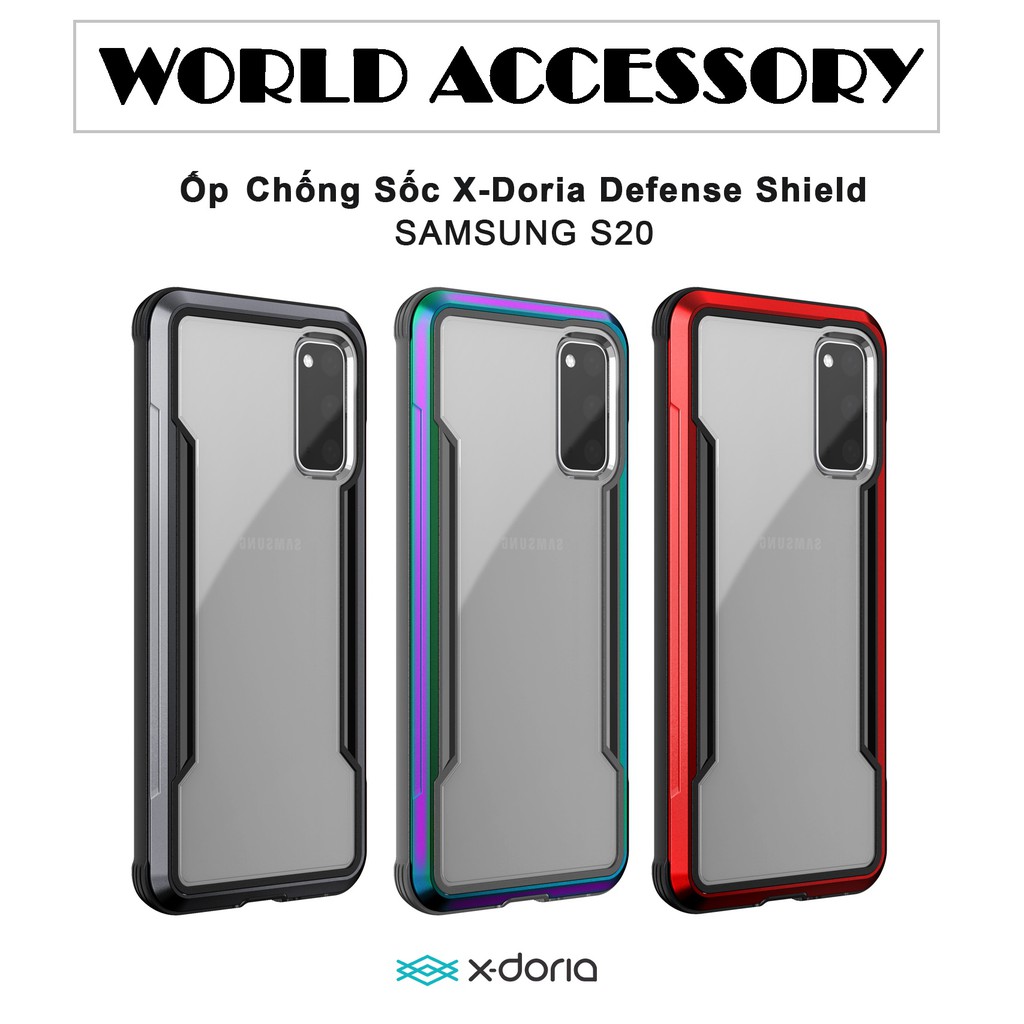 X-Doria - Ốp Samsung Galaxy S20 Defense Shield Chống Sốc Chuẩn Quân Đội USA (2020)