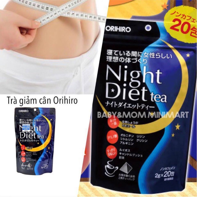 [Loại 24 gói] Trà đêm Orihiro Nhật Night Diet dạng túi lọc 48g | BigBuy360 - bigbuy360.vn