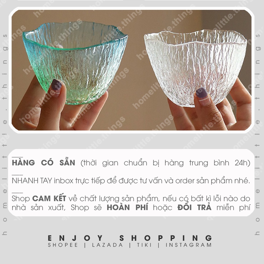 Ly, tách thủy tinh uống nước trà