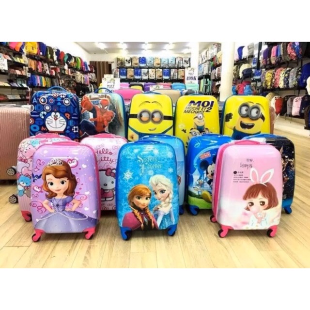 VALI KÉO TRẺ EM 18inch hàng có sẵn cho bé- nhiều mẫu lựa chọn