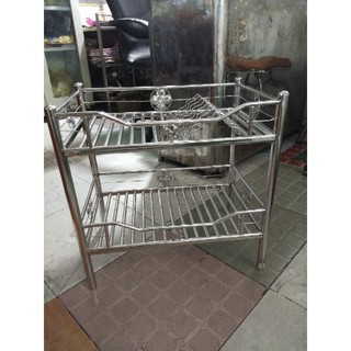 Kệ úp chén inox 2 ngăn, kệ bếp inox