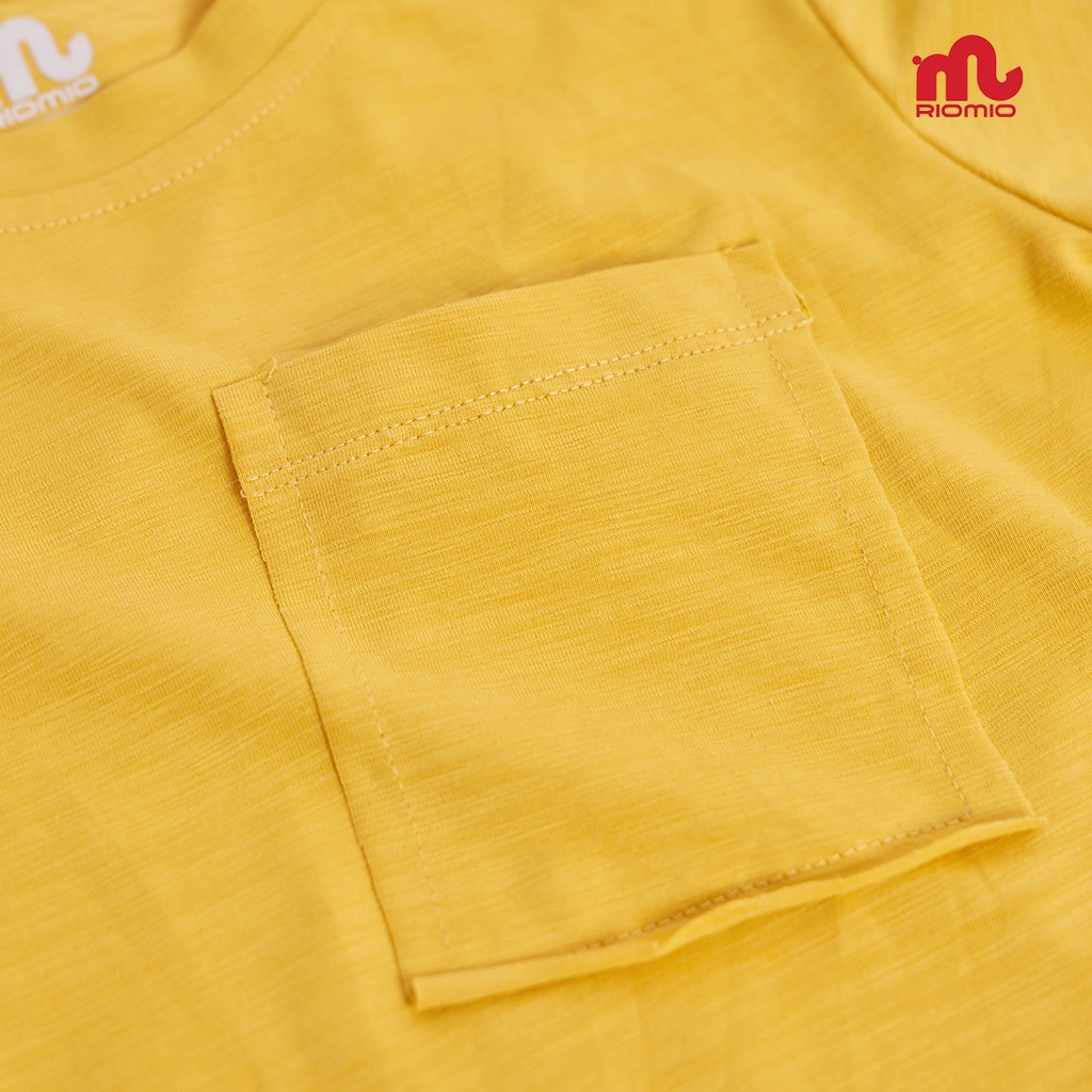 Áo Thun T-Shirt cho bé Riomio 100% cotton xớ gỗ, mềm, mịn, mướt, thấm hút - RA22116