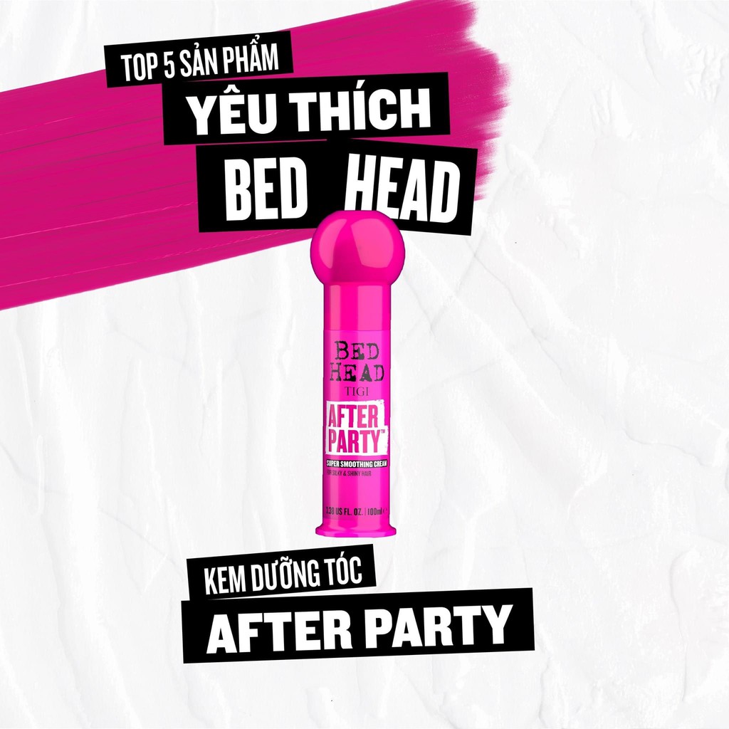 Kem siêu mượt tạo bóng tóc TIGI BED HEAD AFTER PARTY 100ml chính hãng