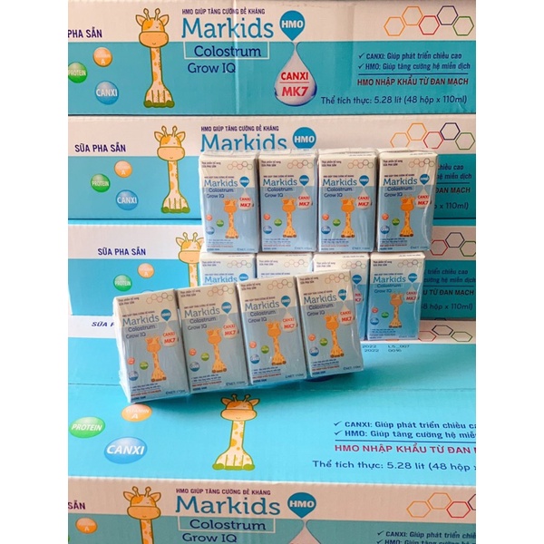 1 vỉ sữa bột pha sẵn markids colostrum