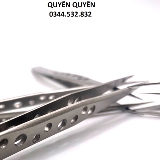 Nhíp lỗ THẲNG_CONG dùng tách mi-nhíp volum-nhíp tạo fan-quyên quyên