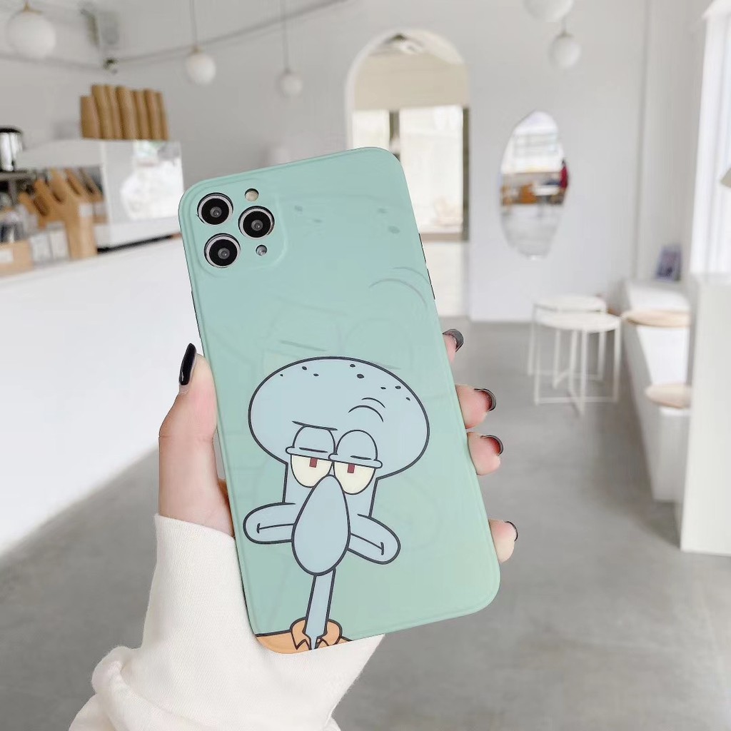 Ốp Điện Thoại In Hình Hoạt Hình Spongebob Dễ Thương Cho iPhone 7 8plus X Xr Xsmax 11 Pro Promax | BigBuy360 - bigbuy360.vn