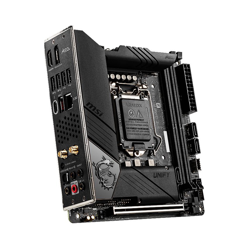 Mainboard MSI MEG Z490i UNIFY (Intel Z490, Socket 1200, mini ITX, 2 khe RAM DDR4)