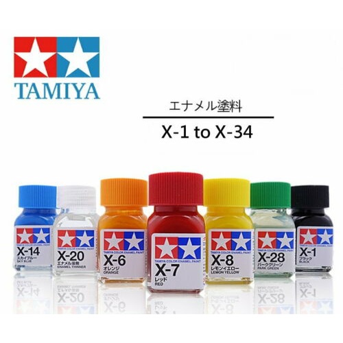 Sơn Mô Hình Gốc Dầu (Enamel Paint) TAMIYA X1~X19 lọ 10ml