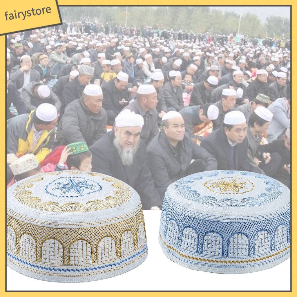 Mũ trùm đầu phong cách Hồi giáo thời trang dành cho nam