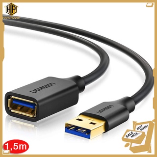 Dây nối dài USB Ugreen 30126 dài 1,5m chuẩn USB 3.0 chính hãng - Hapuhouse
