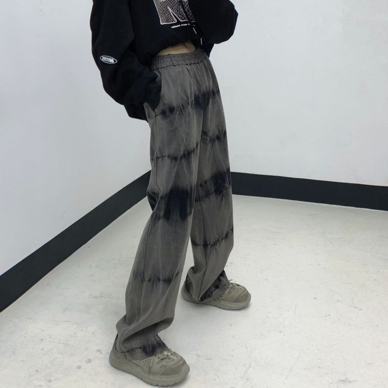 Quần Jeans Nam Dài Ống Rộng Thời Trang Hàn