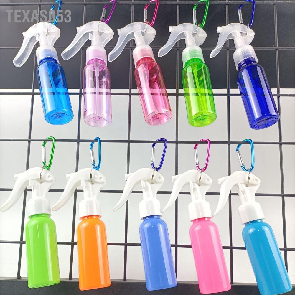 Texas053 Chai xịt rỗng PET phun sương mịn có thể bơm lại để chăm sóc da Tạo kiểu tóc 60ml
