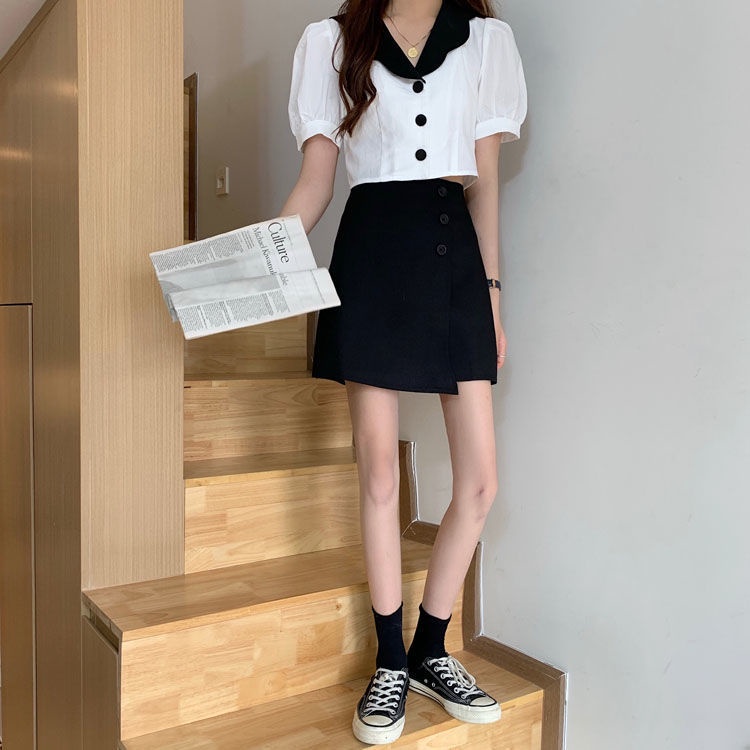 Chân Váy Lưng Cao Phong Cách Phương Tây Cho Nữ váy nữ WT-DQ-10