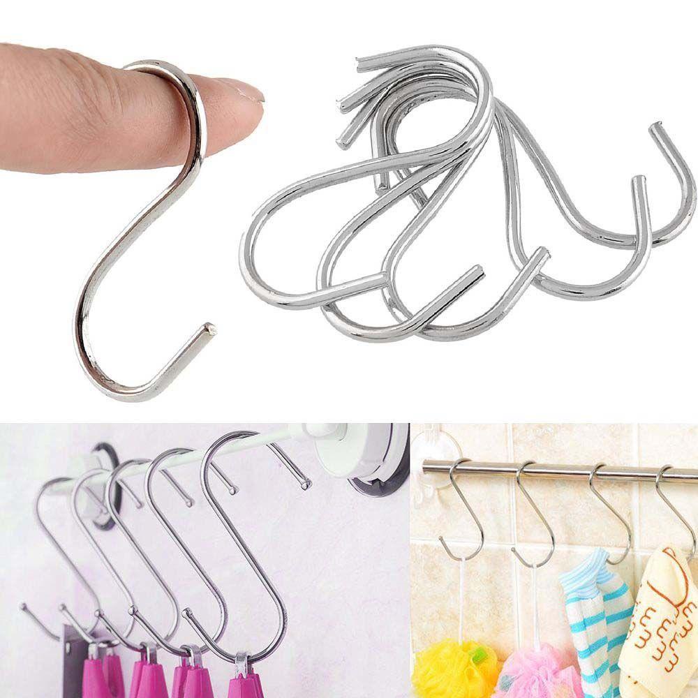 Set 5 / 10 / 20 Giá Đỡ Inox Treo Đồ Hình Chữ S