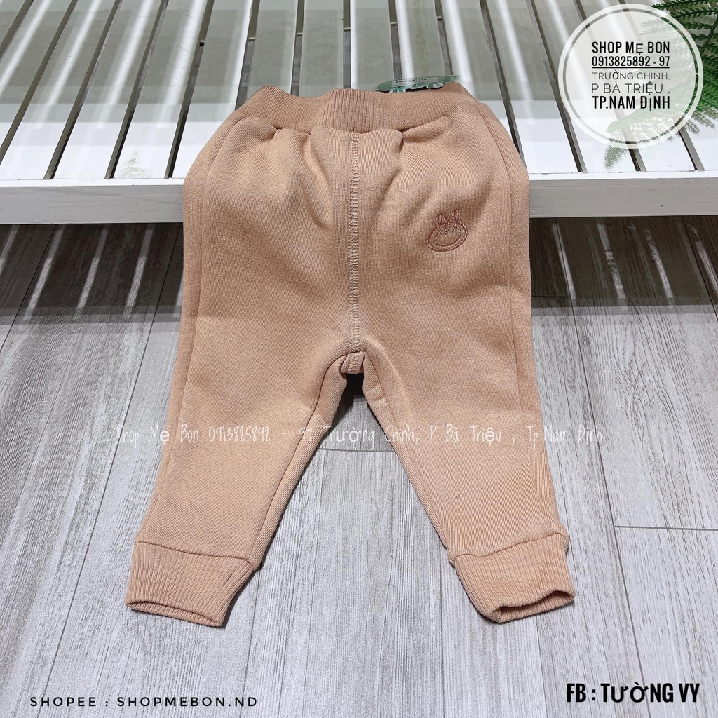 Quần dài chất nỉ đáp tui sau cho bé trai/bé gái Little Love/HRNEE