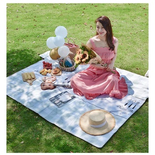 Thảm chống nước gấp gọn/ thảm dã ngoại picnic/ bạt trải picnic cắm trại, đi phượt chụp ảnh - lae_store21