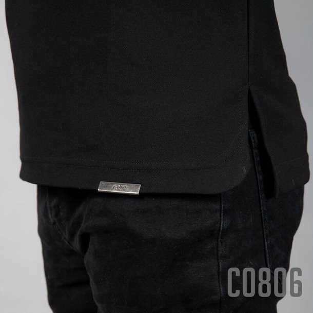 Áo nam ngắn tay có cổ - Áo polo nam cao cấp 1 vạch trắng vai   - Gymmax c0806