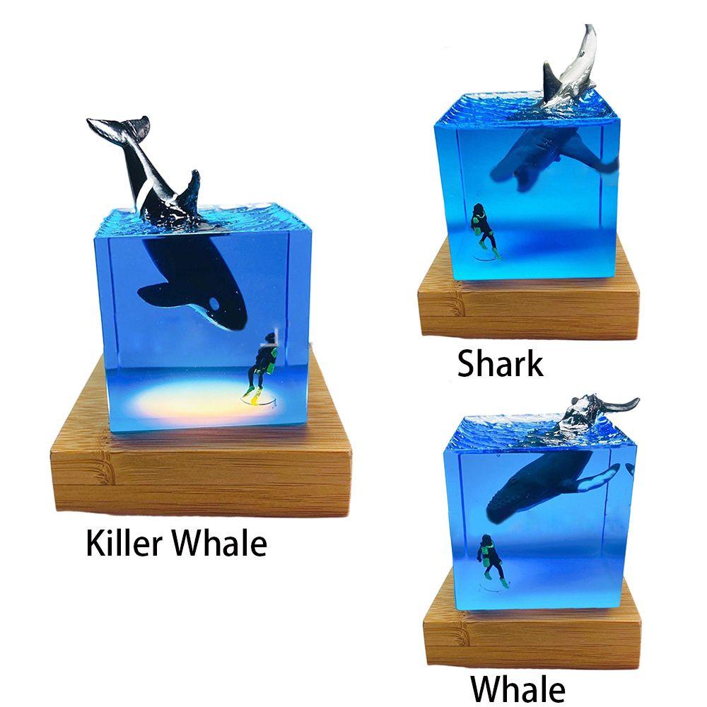 Jane Đèn Ngủ Trong Nhà Ánh Sáng Ban Đêm Mới Diver Beluga Đại Dương