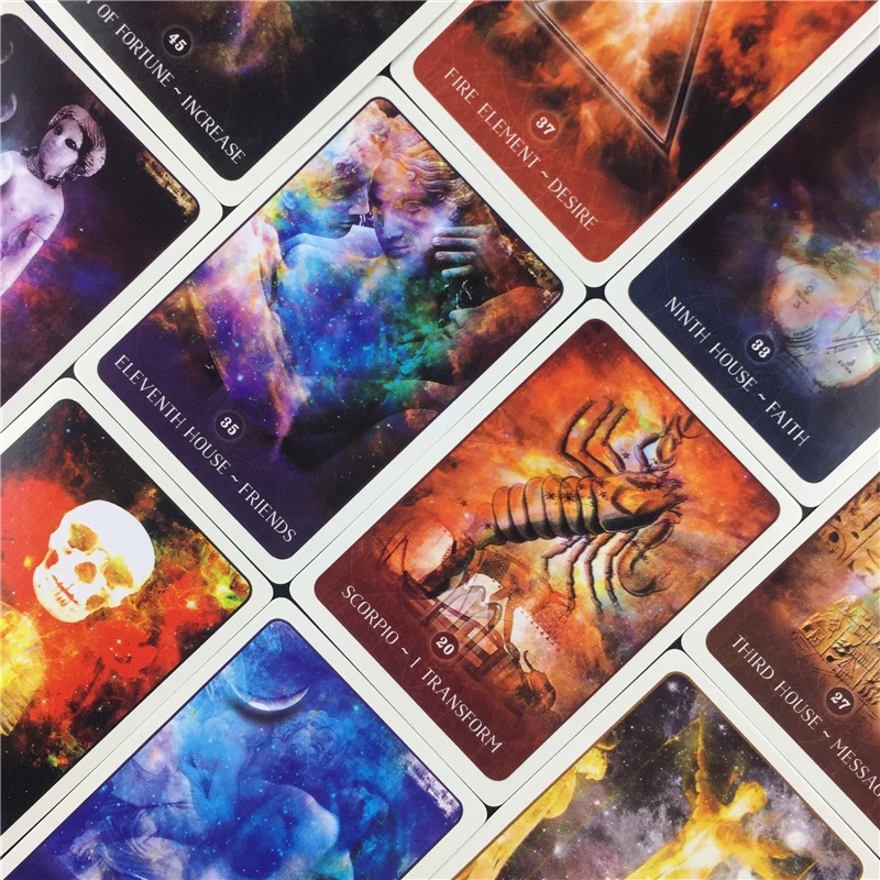 Black Moon Astrology Bộ Bài Tarot Màu Đen Chất Lượng Cao
