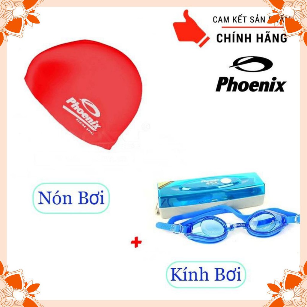 BỘ KÍNH BƠI + NÓN BƠI PHOENIX TIÊU CHUẨN BƠI LỘI QUỐC TẾ