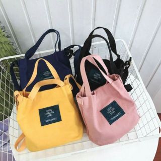 Túi tote living, túi đeo chéo, túi xách nữ, túi vải canvas