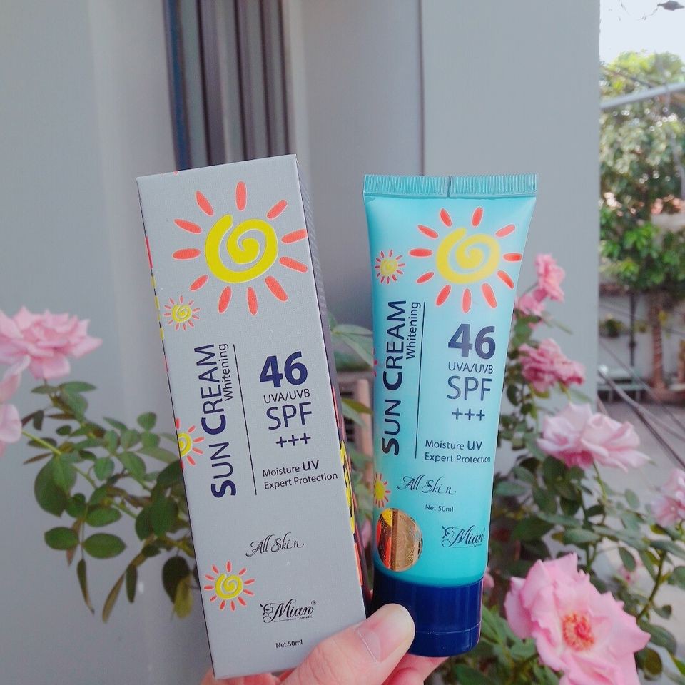 Kem chống nắng Mian make up SPF 46 PA+++ tác dụng 7 tiếng