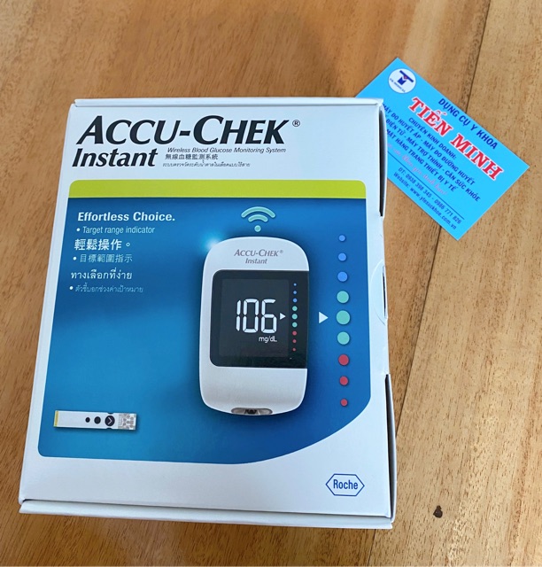 Bộ Máy Đo Đường Huyết Accu-Chek Instant mmol/L