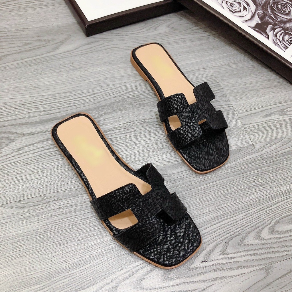 DÉP QUAI NGANG NỮ HÌNH CHỮ H CÓ SIZE LỚN 35-41