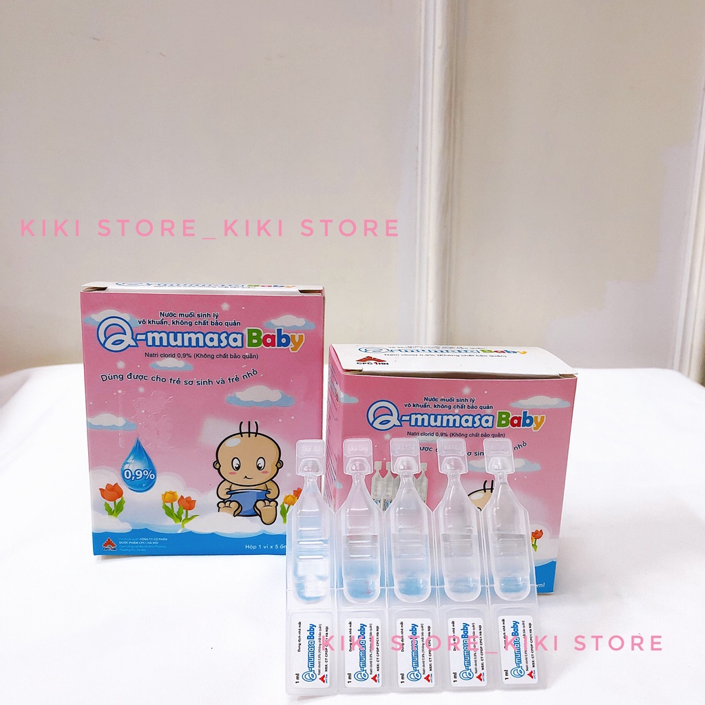 Nước muối sinh lý vô khuẩn cho bé Q - Mumasa Baby