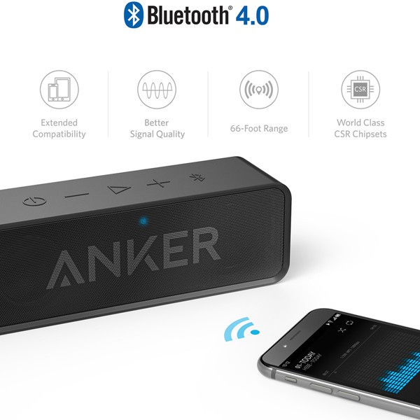 LOA ANKER SOUNDCORE 6W- A3102 - RED BẢO HÀNH 15 THÁNG ANKER VIỆT NAM