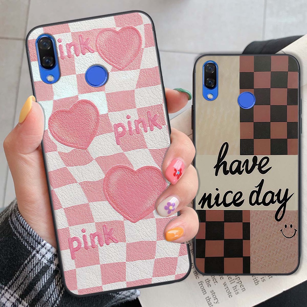 Ốp Huawei Nova 3 / Nova 3i caro trái tim cá tính, thời trang siêu đẹp, siêu phong cách