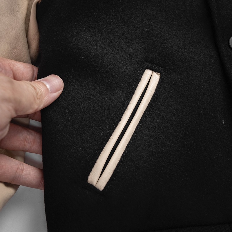 Bomber bé trai Cuppy Cake dạ phối tay da size từ 14-30kg siêu cool ngầu